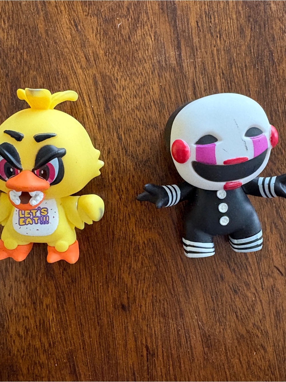 Five Nights at Freddy's Funko Mystery Mini Puppet Chica Vinyl Figures Lot of 2